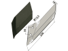 Industriehof® Scharflügel rechts, 230 mm, Abstand Bohrungen 55 mm für Lemken Karat, 101.IND-732R