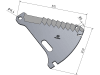 MWS Ladewagenmesser, 315 x 240 x 5 mm für Deutz-Fahr, Vergl. Nr. 0624.7223 (1-1333-150-142.20)