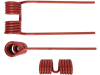 Kreiselheuerzinken links/rechts 370 x 134 x 9,5 mm für Claas Kreiselheuer Volto