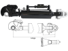 Hydraulischer Oberlenker, Kat. 3/3 (32 mm), Länge 573,5 – 746,5 mm, mit Fanghaken und Gabelgelenk