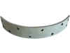 Bremsbelag, 255 x 40 x 5 mm, Ø 250 mm, Bohrungen 10, für Radbremse BPW