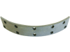 Bremsbelag 188 x 30 x 4 mm, Ø 180 mm, Bohrungen 10, Bohrung 3 mm, für Traktor Deutz-Fahr D 12 – 90, D 130 – 400