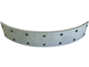 Bremsbelag, 288 x 50 x 6 mm, Ø 300 mm, Bohrungen 14, für Bautz, Deutz-Fahr, Eicher, Fendt, Güldner, Hela, Hürth, John Deere, Kramer, MAN, Perrot, Schlüter