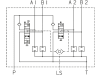 Einhebelsteuerventil dw/dw Load Sensing, 100 l/min, Einhebelsteuerung mit 2 Seilzügen 2.000mm