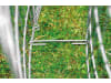 bellissa Hochbeet (Gabione) rund 92 x 92 x 40 cm  silver inkl. Trennfolie, 92 x 40 cm, Füllmenge 165 kg