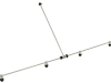 Birchmeier® Spritzbalken 100 cm Aluminium, 4 x Flachstrahldüse 110° für Akku-Rückenspritzen, 12033001