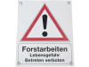 Warnbanner "Forstarbeiten" 450 x 550 mm