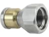 Rohrreinigungsdüse "ST-49.1", 3/8" IG (hier), Düsengröße 20, Ø 24 mm, rotierend, ohne Frontbohrung