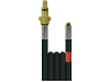 Rohrreinigungsschlauch "Flexy", NW DN 6, 300 bar, 10 m, Stecknippel KW Messing; 1/8" AG + O-Ring ohne Düse