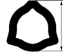 Gelenkwelle Dreikantprofil, Standard