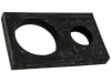 Halteplatte Gummi, 135 x 80 x 15 mm für Höhenverstellzylinder FH800 Holder