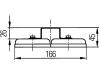 Hella® Magnethalter für Arbeitsscheinwerfer mit U-Befestigungsbügel (Best. Nr. 10066033, 10066047, 10066059, 10066060), 8HG 004 806-001