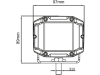 LED-Arbeitsscheinwerfer 1.516 lm, 10 – 30 V, 15 Osram LEDs, 098 174 605