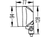 Hella® Arbeitsscheinwerfer "Picador 6876 FF", 12 – 24 V, für flood – großflächige, nahe Ausleuchtung, geschraubt; stehend, 1GA 006 876-001