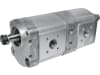 Hydraulikpumpe links doppelt Fördermenge 16,0 cm³/U; 14,0 cm³/U, für Deutz-Fahr DX 85, 90, 110, 120, 6.10, 6.30, 6.31 SE