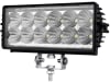 LED-Arbeitsscheinwerfer 2.700 lm 36 W, 12 – 28 V, 12 LEDs, rechteckig , Funkentstörung Klasse 3