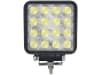 LED-Arbeitsscheinwerfer rechteckig 3.200 lm, 10 – 30 V, 16 LEDs, Funkentstörung Klasse 3