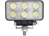 LED-Arbeitsscheinwerfer 1.100 lm 18 W, 10 – 30 V, 6 LEDs, rechteckig, Funkentstörung Klasse 3