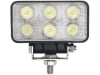 LED-Arbeitsscheinwerfer rechteckig 1.100 lm, 10 – 30 V, 6 LEDs, Funkentstörung Klasse 3