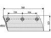 Industriehof® Siloschneidmesser links/rechts, 310 x 123 x 8 mm, für Red Rock