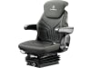 Grammer Traktorsitz "Compacto® Basic W", mechanisch gefedert, High-Performance-Stoff, anthrazit/grün/silber, ohne Rückenverlängerung und Armlehnen