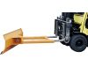 BAUER® SÜDLOHN Schneeschild "SCH-L" lackiert; feuerverzinkt, Stapleraufnahme, mit Gummischürfleiste