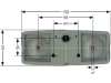 Jokon Schlussleuchte "BBS(K) 516" links, Schluss-, Brems-, Blink- und Kennzeichenlicht, 10.6014.111