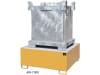 BAUER® SÜDLOHN Auffangwanne "AW 1000" für Kleingebinde, 60/200 l-Fässer, IBC-Container, Stahlblech, lackiert bzw. feuerverzinkt