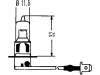 Hella® Halogenlampe H3, 12 V, 55 W, PK22s, 8GH 002 090-133