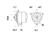 Letrika Lichtmaschine "IA0914/AAK3320", 14 V, 65 A