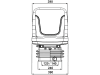 Traktorsitz "Compact Star MCS 2", mechanische Scherenfederung, PVC-Kunstleder, schwarz