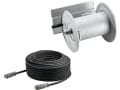 Kärcher® Schlauchaufroller mit HD-Schlauch 40 m/DN 12, Edelstahl , 9.702-406.0