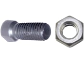 Scharschraube12.9, Konus, 2 flache Seiten 