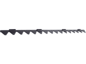 ESM Mähmesser 137 cm, Mittelschnitt, gezahnte, breite Klingen, ohne Verstärkungsleiste, Klingen 18, für Agria 