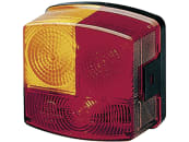 Hella® Schlussleuchte quadratisch, links/rechts, 95 x 90 x 54,5 mm, P21W; R10W, Schlusslicht; Bremslicht; Blinklicht 