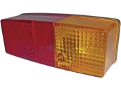 Hella® Schlussleuchte quadratisch, rechts, 158 x 64 x 51 mm, P21W; R10W, Schlusslicht; Bremslicht; Blinklicht, 2SD 003 184-041 