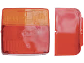 Hella® Lichtscheibe quadratisch, links/rechts, 102 x 98 mm, für Schlussleuchte, 9EL 129 519-001 
