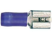 Herth + Buss Flachsteckhülse 6,3 x 0,8 mm, Kabel 1,5 – 2,5 mm², verzinnt; teilisoliert, blau, 50 252 511 