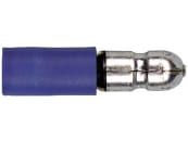 Herth + Buss Rundstecker blau, 1,5 – 2,5 mm², Ø 4 mm, verzinnt; teilisoliert, 50 252 529 