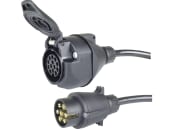 TRAILER POOL Anhänger-Adapter 12 V Stecker 7-polig; Steckdose 13-polig,  Länge 110 mm, 014 000 211 günstig online kaufen