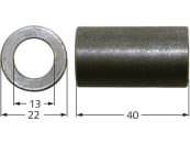 Industriehof® Buchse 40 x 4,5 mm, Ø innen 13 mm, Ø außen 22 mm, für Doppstadt, Epoke, 63-DOP-61 