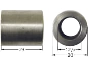 Industriehof® Buchse 23 x 3,75 mm, Ø innen 12,5 mm, Ø außen 20 mm, für Perfect, 63-PER-61 