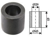 Industriehof® Buchse 45 x 8 mm, Ø innen 29 mm, Ø außen 45 mm, für Sauerburger, 63-SAU-06 