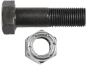 Industriehof® Sechskantschraube 1/2" UNF x 43 - 12.9 mit Schaft, mit Sicherungsmutter für universal, 63-TAA-91 