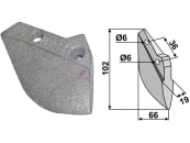 Industriehof® Säscharkeil 19 x 102 x 66 mm für Hassia, Lemken für Säscharspitze (Best. Nr. 10075972), 99.HA-02 
