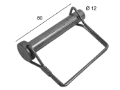 Splint 12 x 80 mm für Kipplager 