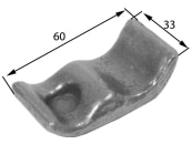 Schließnocke, L x B 60 x 33 mm, für Zentralverriegelung 