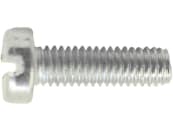 Zylinderschraube DIN 84, 4.8, Stahl, blank, mit Längsschlitz 