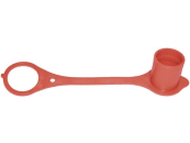 Staubschutz für Kupplungsstecker Standard, Kunststoff, rot, BG 03 