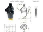 Agrotop Saugfilter "314" mit Ventil, G 1 1/2" AG (BSP) 